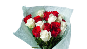 Свежие благоухающие розы от салона Dicentra